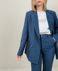 Giacca sartoriale blu navy