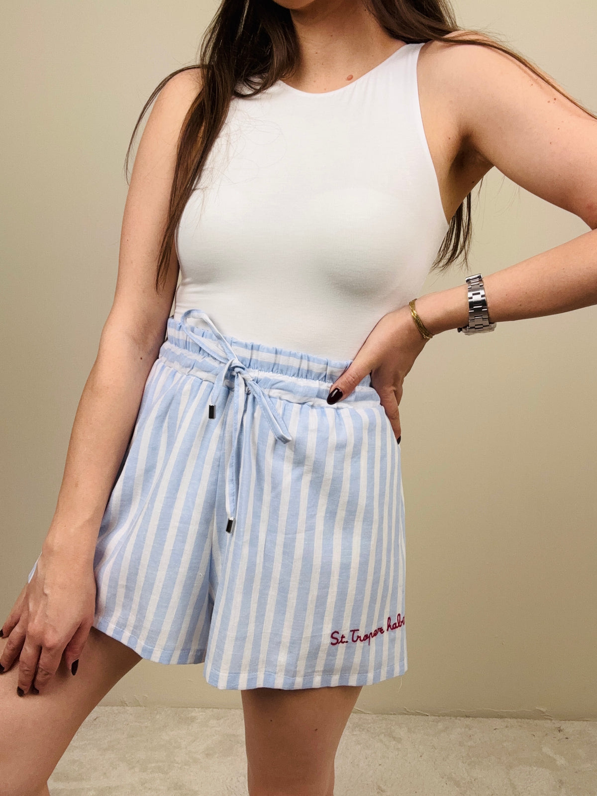 Short St. Tropez azzurro