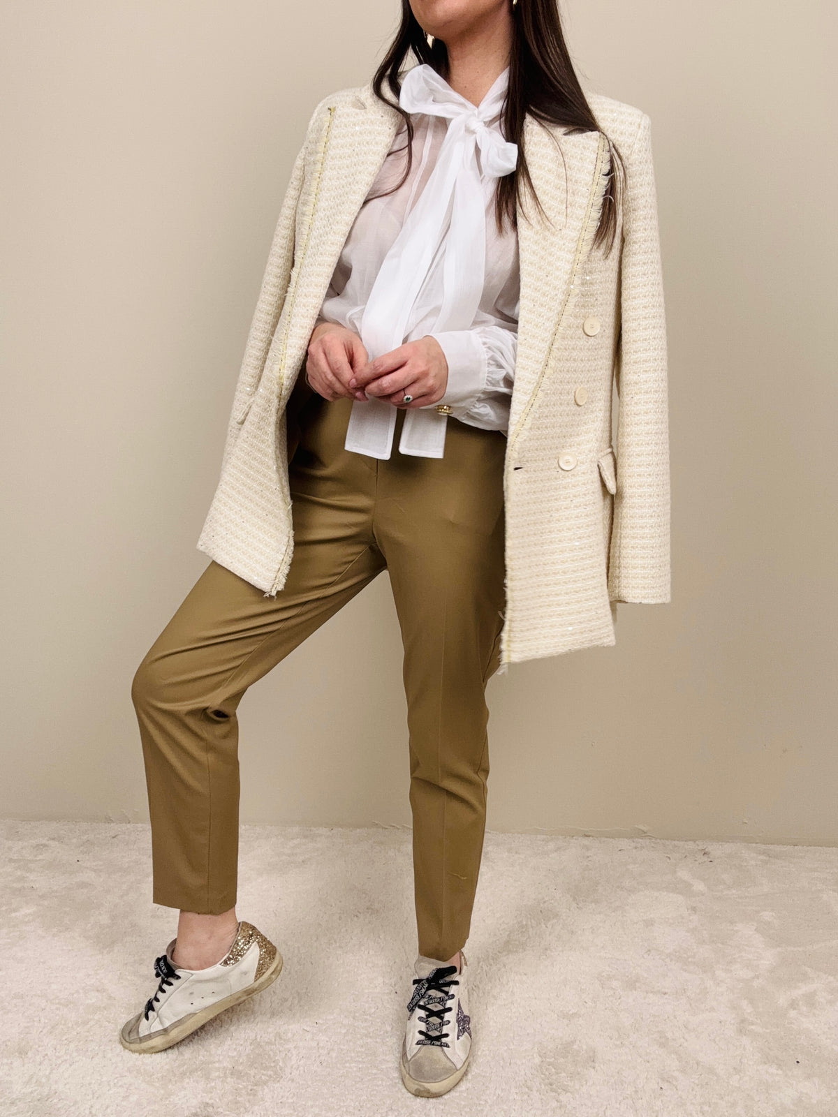 Pantalone sabbia regular