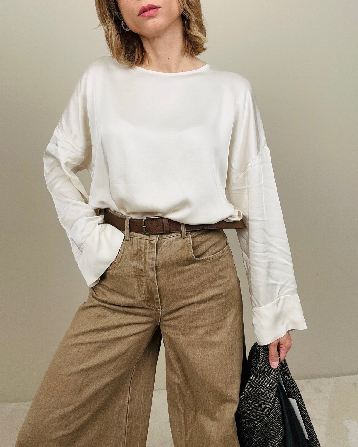 Blusa basica burro