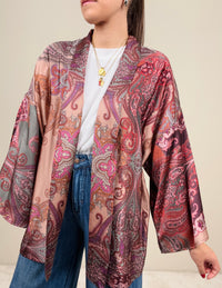 Kimono in fantasia rosa
