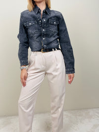 Pantalone burro con cintura