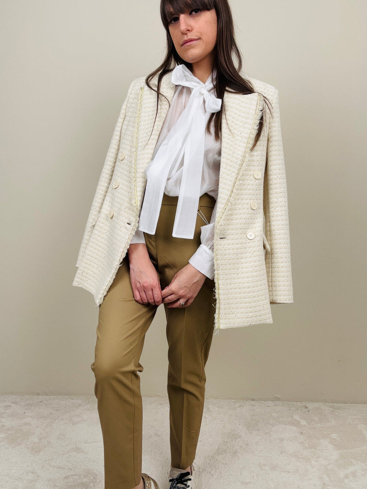 Pantalone sabbia regular