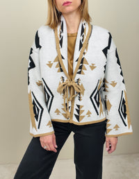 Cardigan peruv ottico