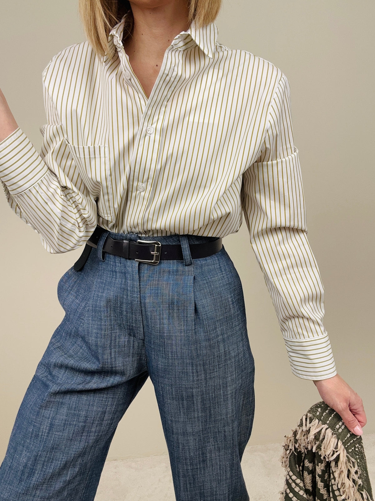 Jeans a ovetto denim leggero