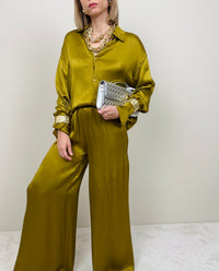 Pantalone olio scivolato