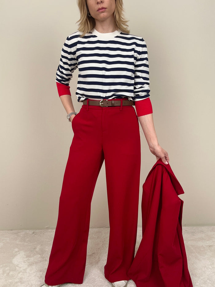 Pantalone completo rosso