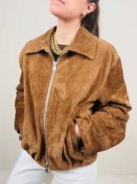 Bomber in vera pelle