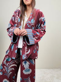 Kimono Nomad bordeaux