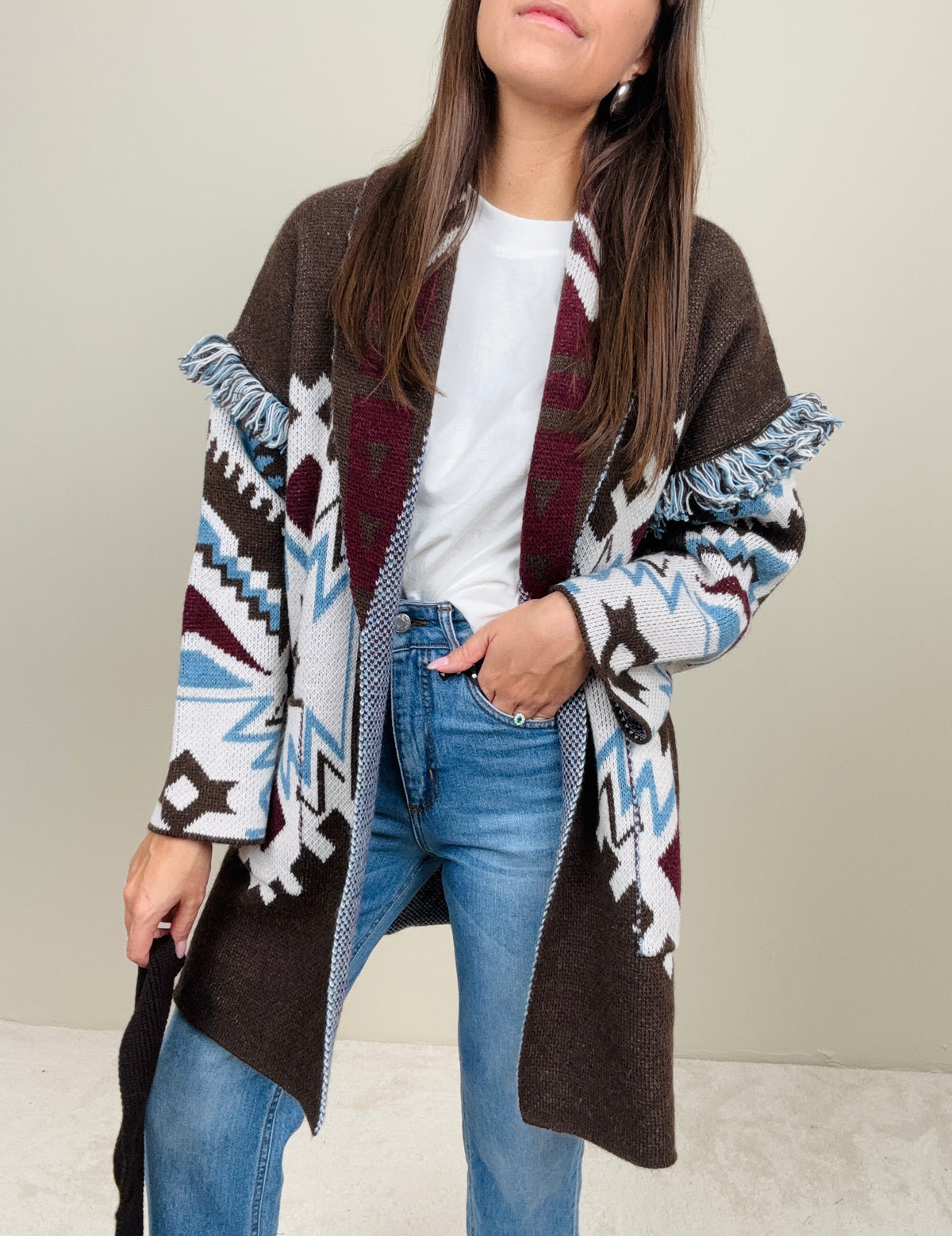 Cardigan Messico brown