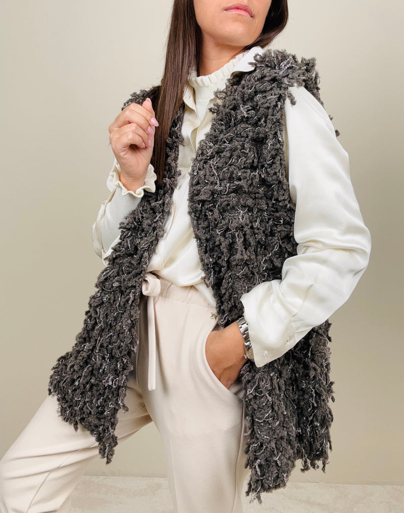 Gilet bouclé