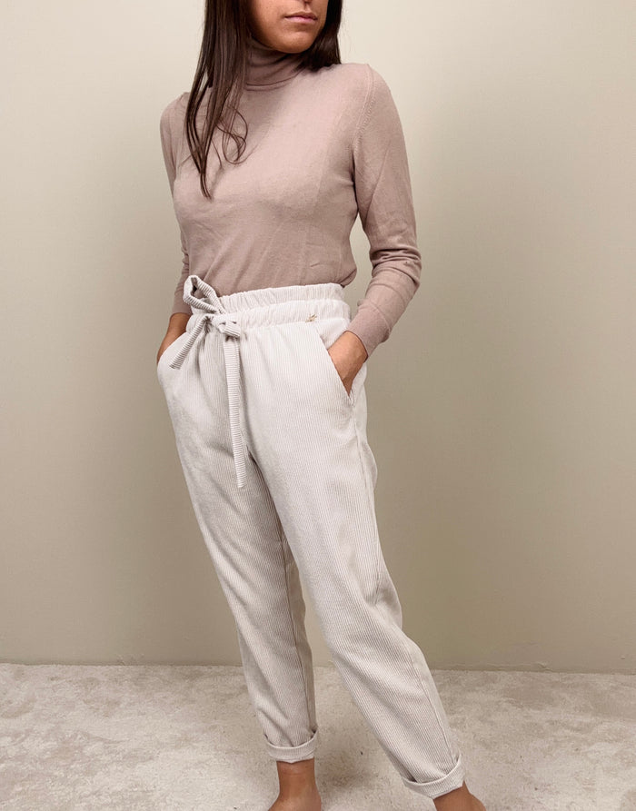 Jogging in velluto burro