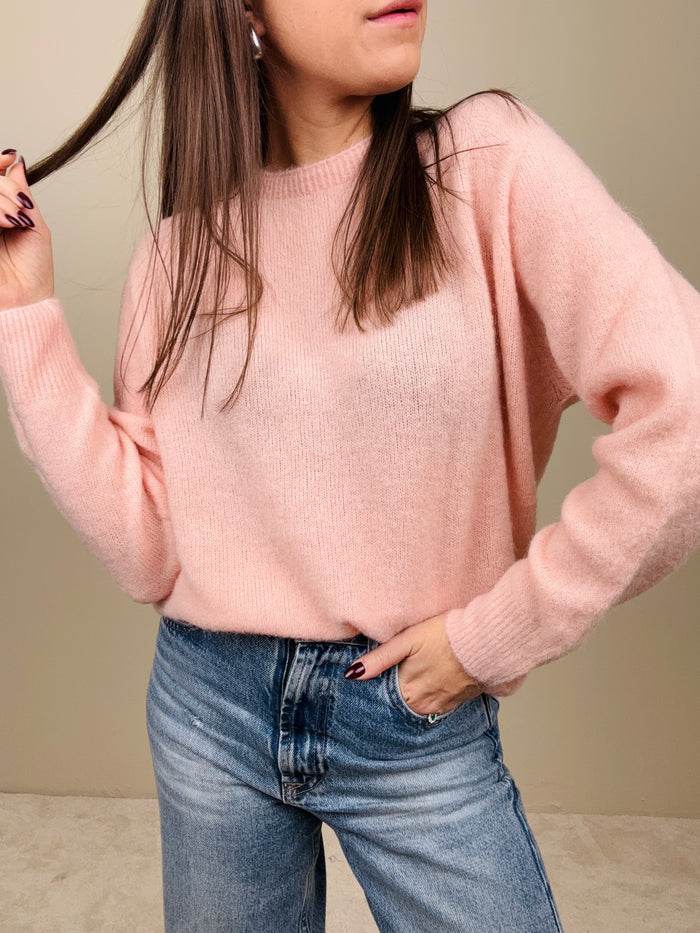 Maglioncino morbido girocollo (più colori)