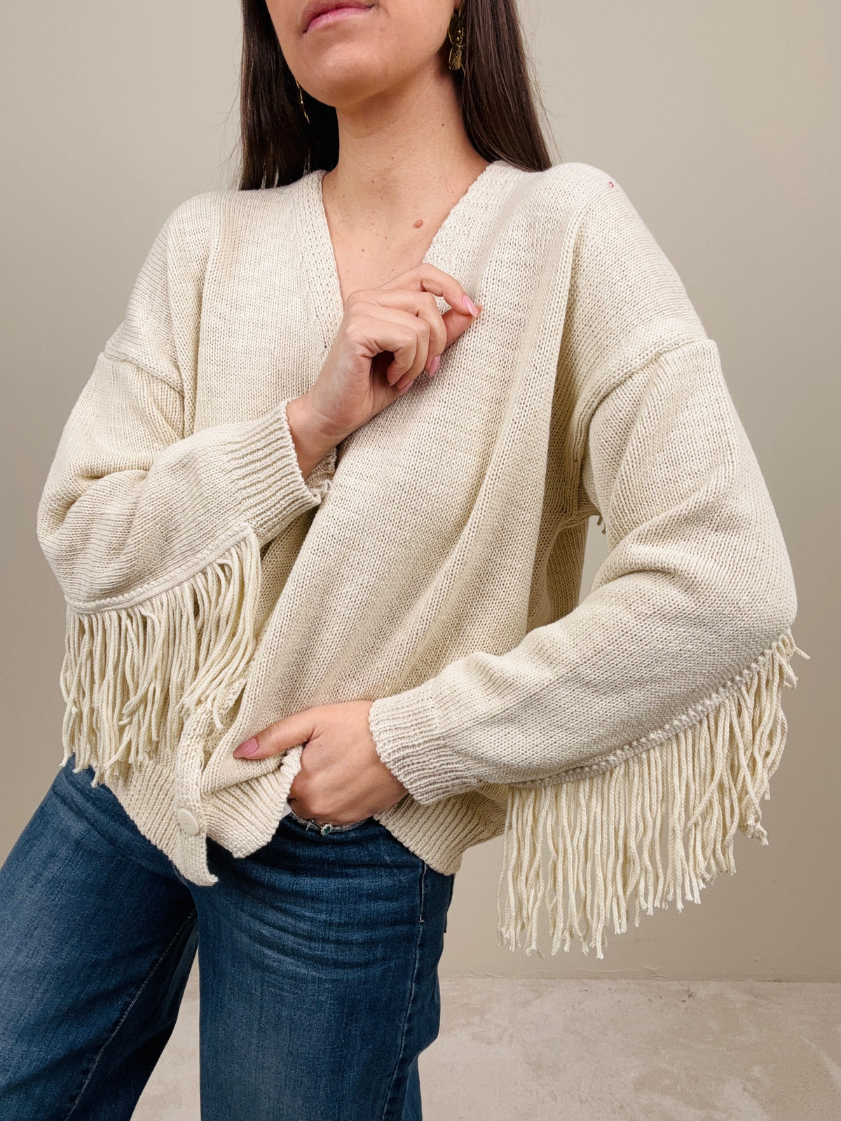 Cardigan frange (più colori)