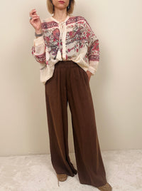 Pantalone marrone in modal