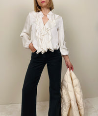 Camicia con voilant
