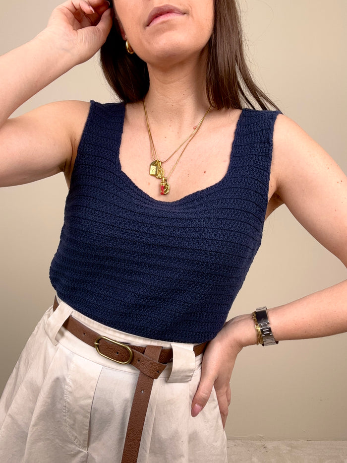 Canotta uncinetto (più colori)