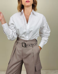 Camicia bianca con manica a baloon