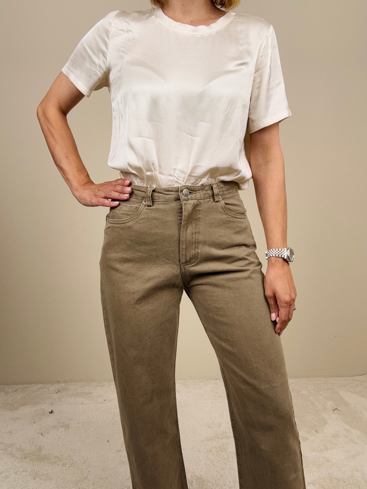 Jeans sfrangiato (più colori)