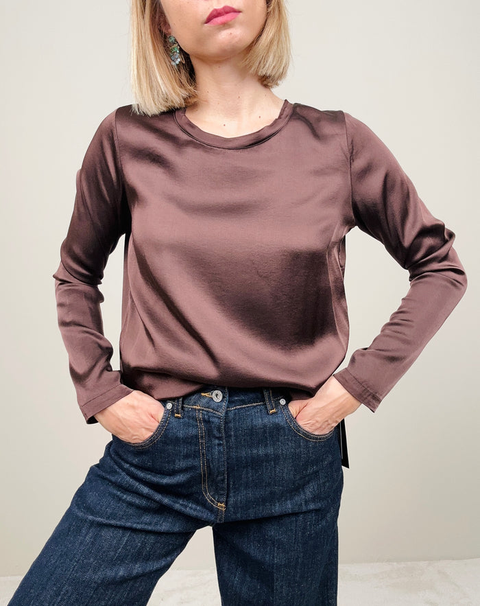 Camicia viscosa manica lunga (più colori)