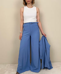 Pantalone completo celeste