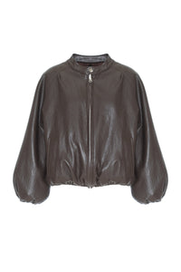 Giacca double-face ecopelle/ecofur