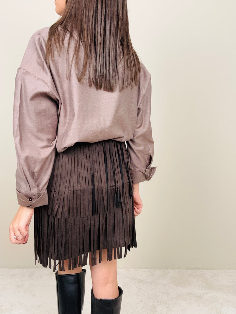 Gonna frange cioccolato