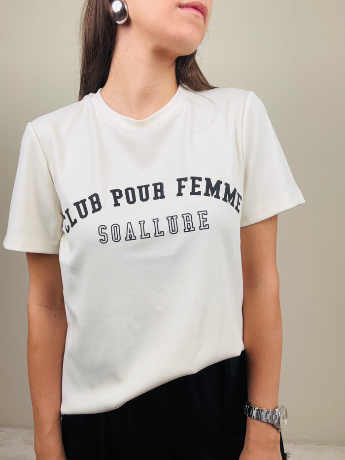 T-shirt Club pour femme