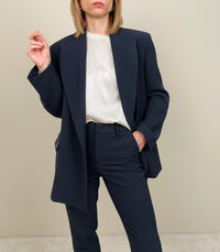 Giacca over completo blu