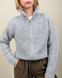Maglione con zip lunga (più colori)