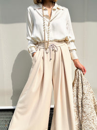 Pantalone ampio burro
