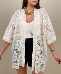 Kimono in pizzo