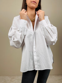 Camicia bianca con manica a baloon
