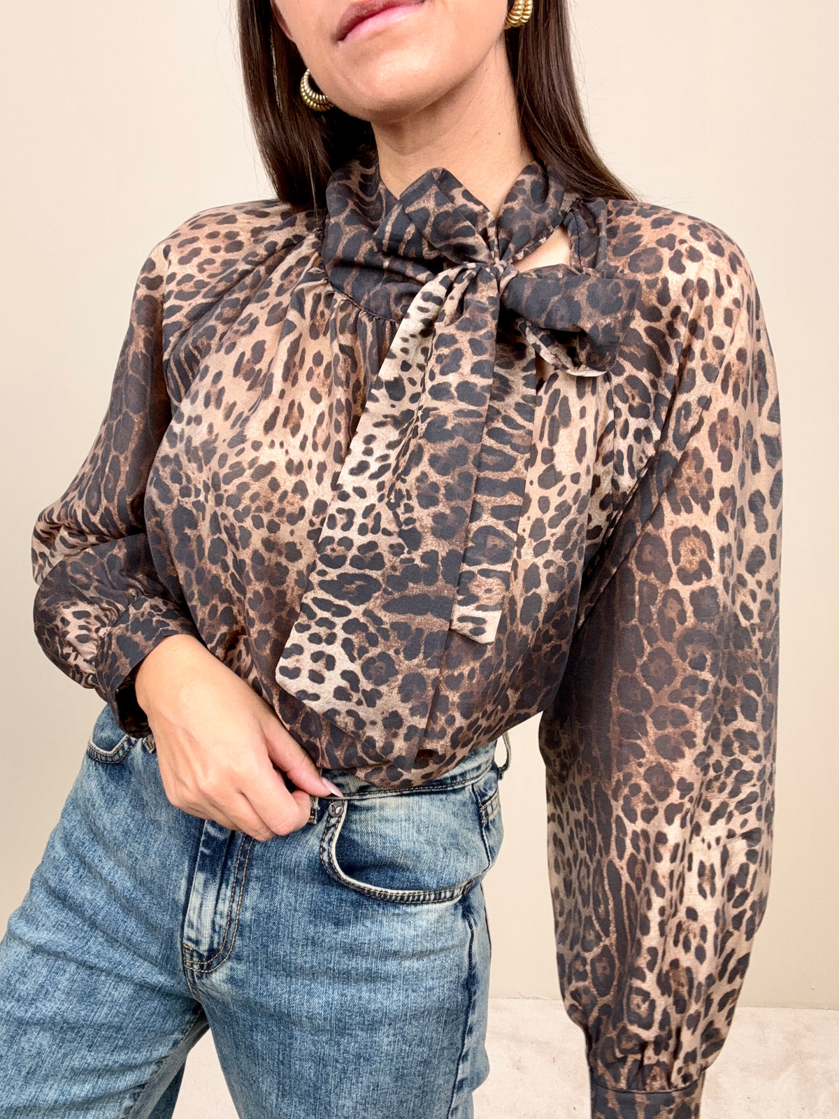 Camicia leopardata
