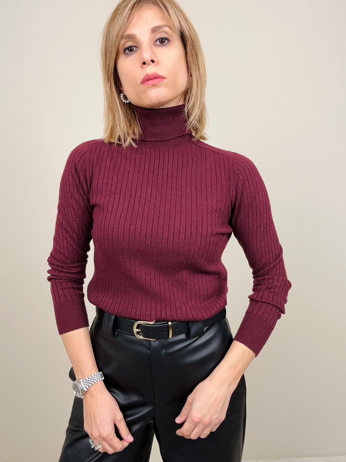 Dolcevita a costine (più colori)