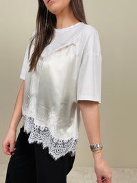 T-shirt Clara avorio