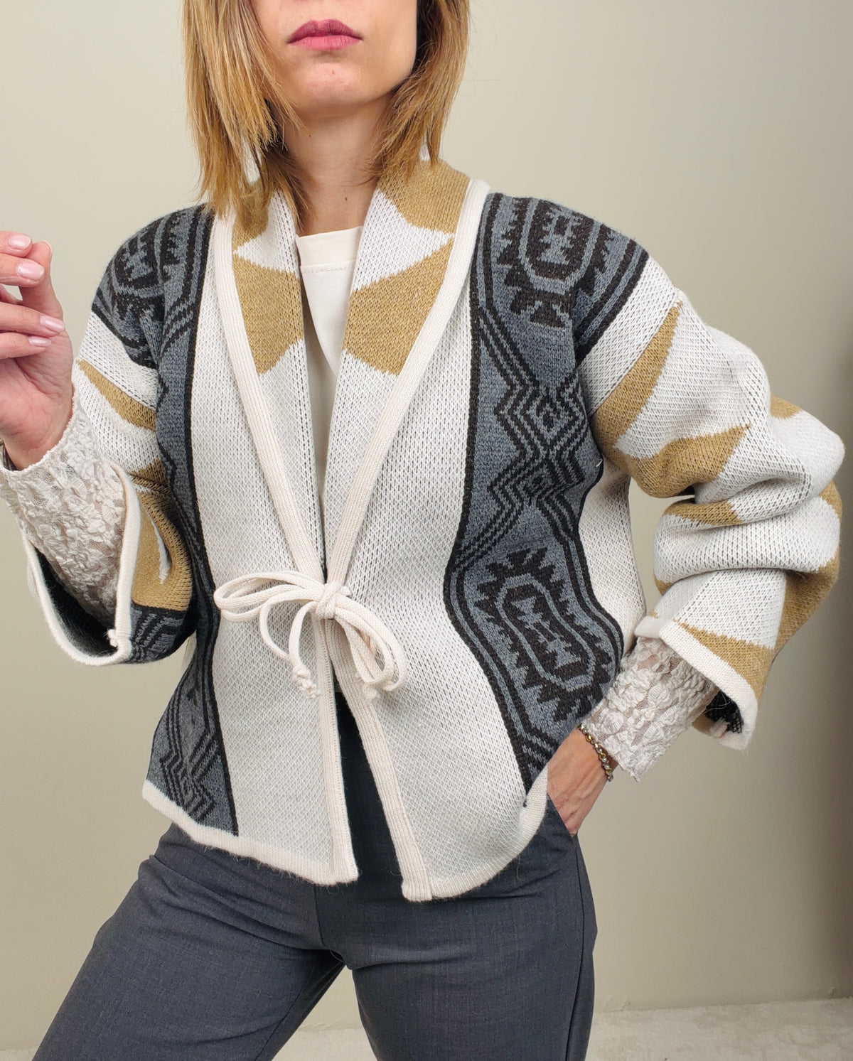 Cardigan azteco