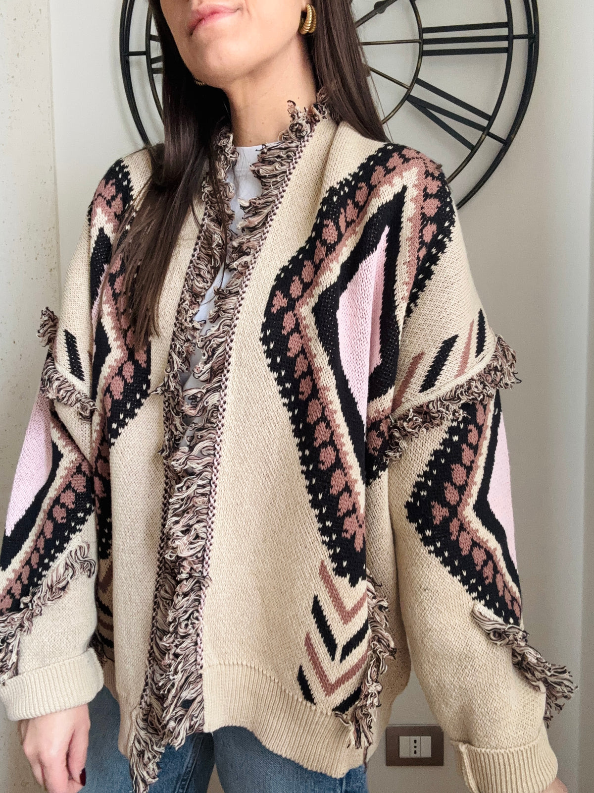 Cardigan rombi (più colori)