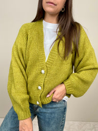 Cardigan bottoni gioiello (più colori)