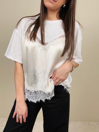 T-shirt Clara avorio