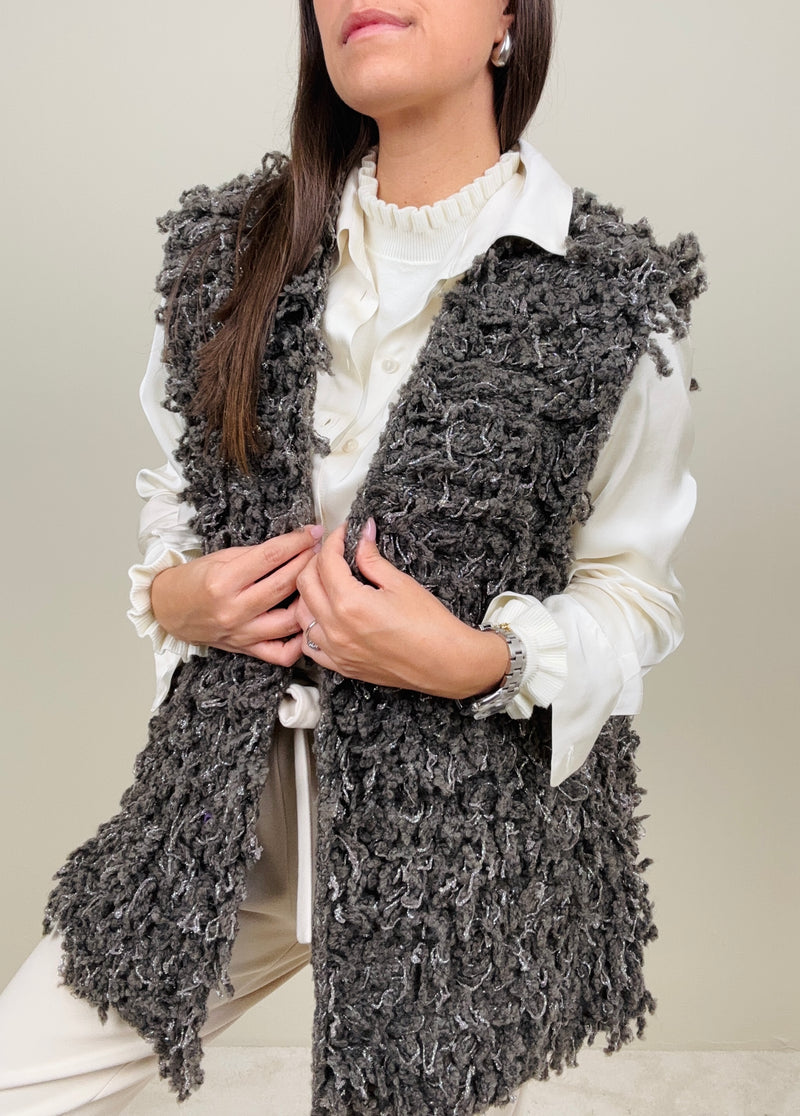 Gilet bouclé