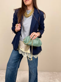 T-shirt con pizzo