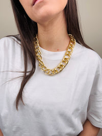 Collana catena lavorata (più colori)