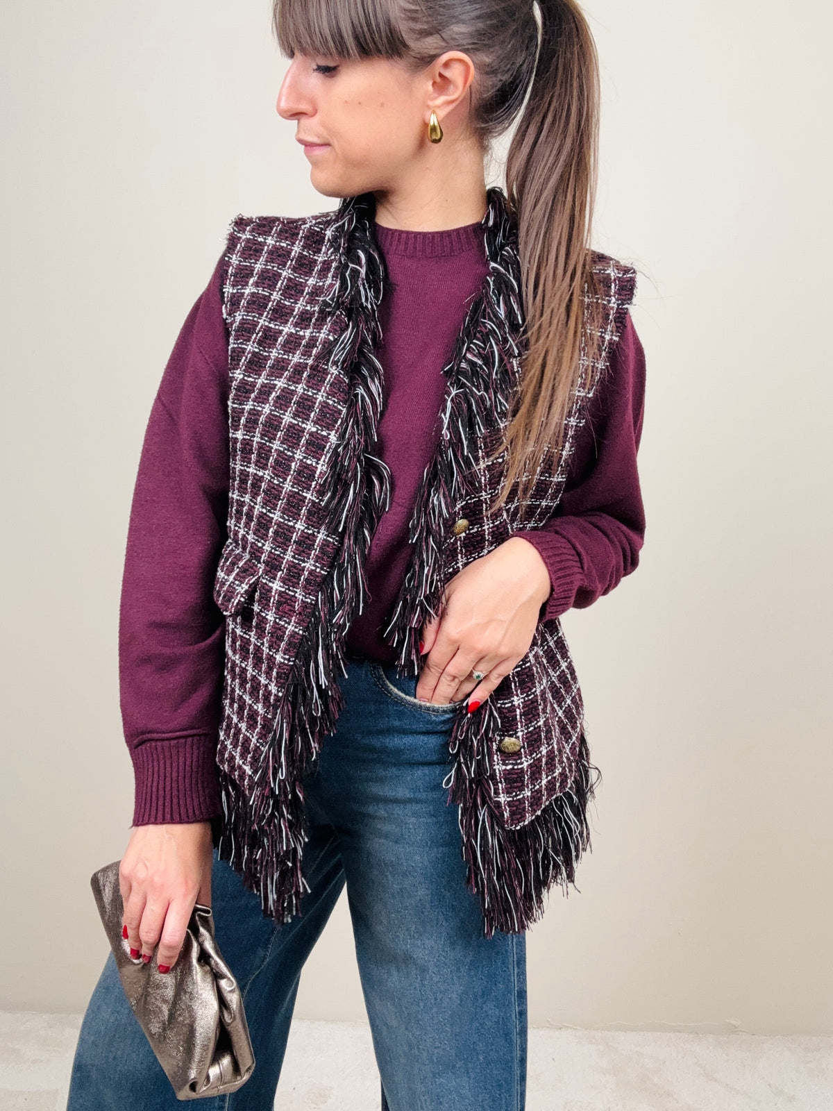 Gilet Paris bordeaux