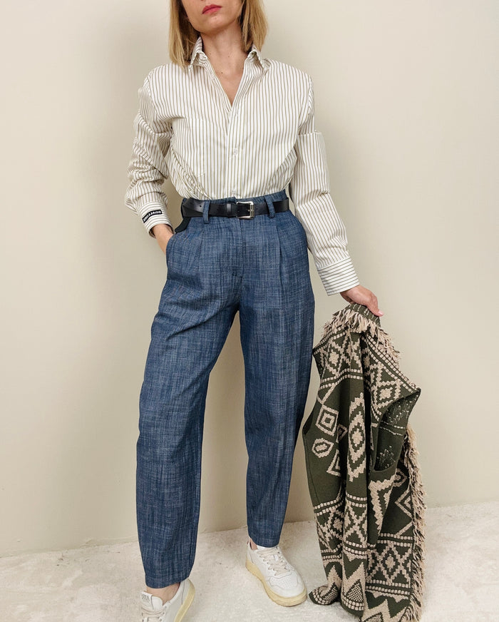 Jeans a ovetto denim leggero