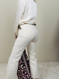 Jeans trombetta burro