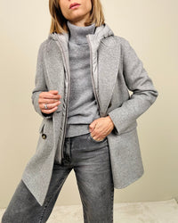 Cappotto col gilet staccabile (più colori
