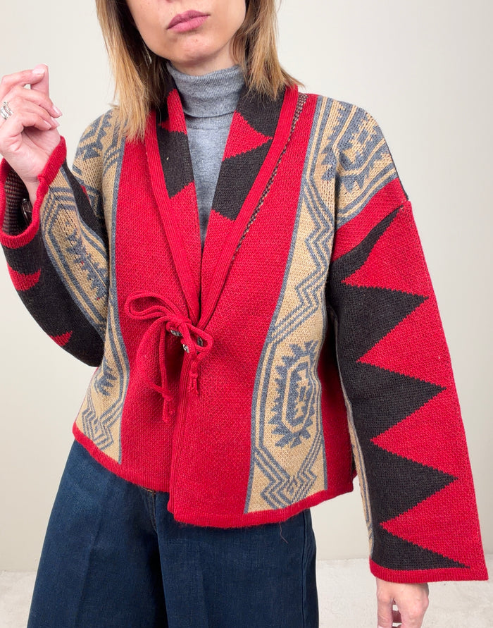 Cardigan azteco