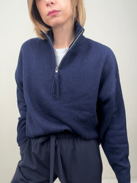 Polo in maglia con zip