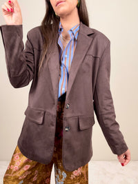 Blazer suede cacao